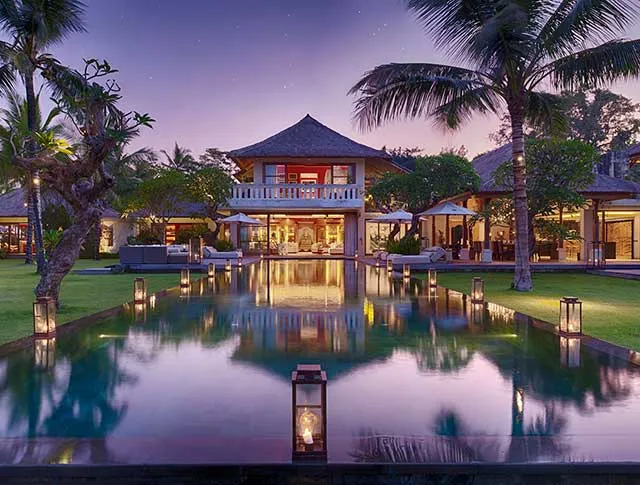 Evenings at the villa